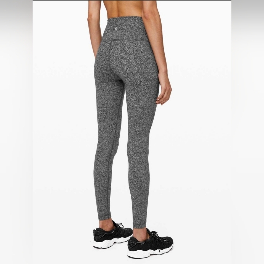Lululemon Wunder Under High-Rise Tight 28"Heathered Black size 6
